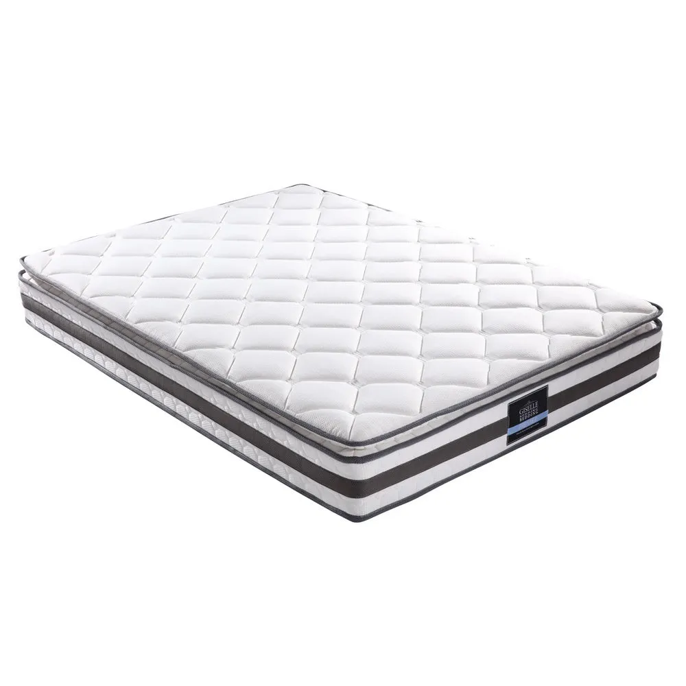 Medium-Firm 21cm Pillow Top King Mattress, Hypo-Allergenic - Giselle Bedding