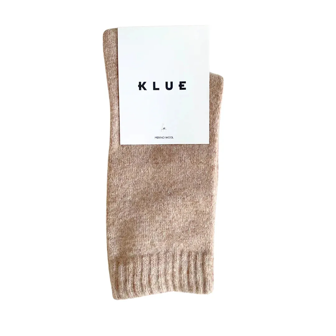 Merino Wool Beige Socks