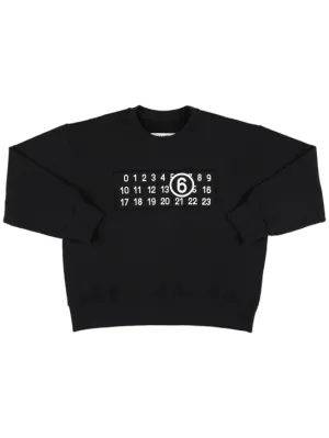 MM6 Maison Margiela   Cotton sweatshirt w/ patch 