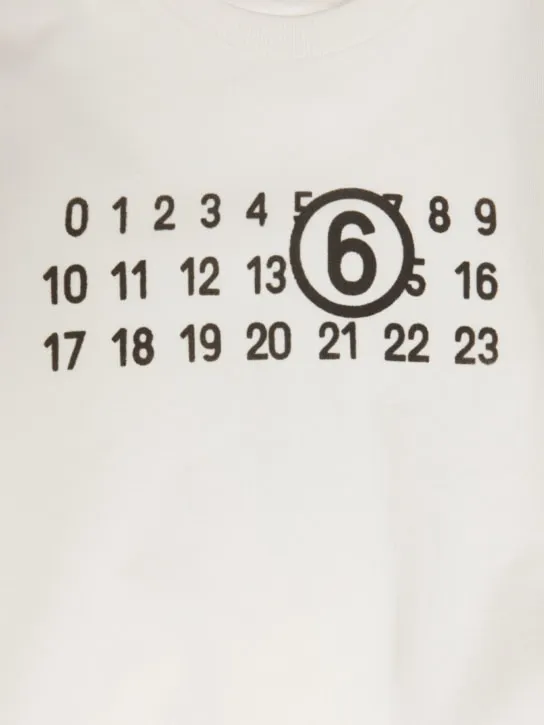 MM6 Maison Margiela   Printed cotton jersey sweatshirt 