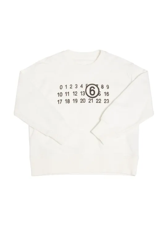 MM6 Maison Margiela   Printed cotton jersey sweatshirt 
