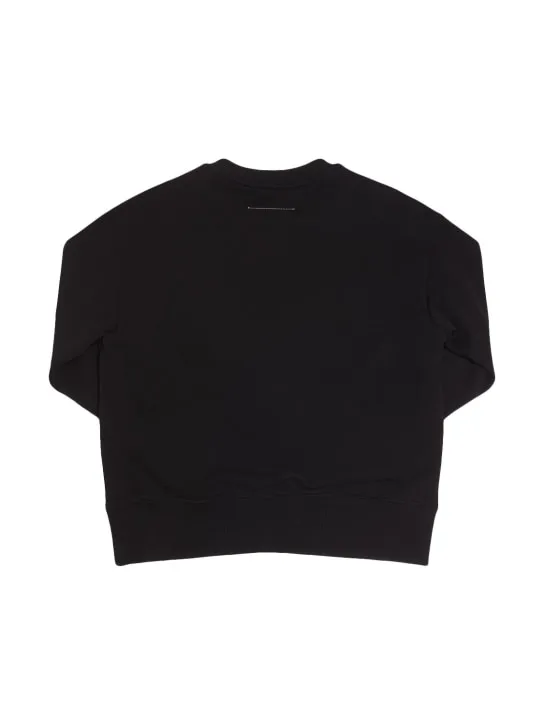 MM6 Maison Margiela   Printed cotton jersey sweatshirt 
