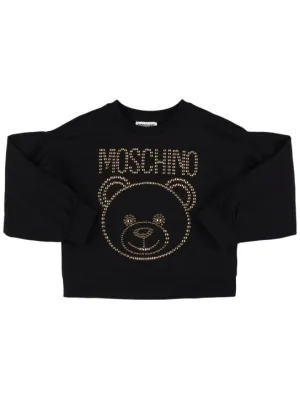 Moschino   Cotton crewneck sweatshirt 