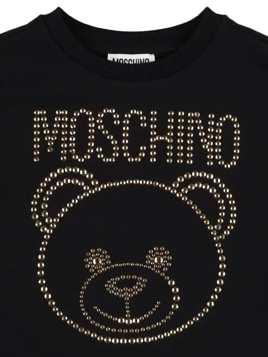 Moschino   Cotton crewneck sweatshirt 