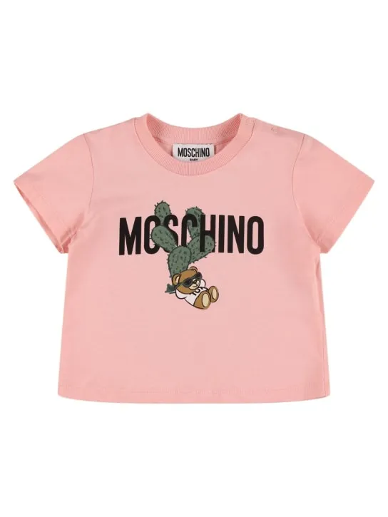 Moschino   Cotton jersey t-shirt 