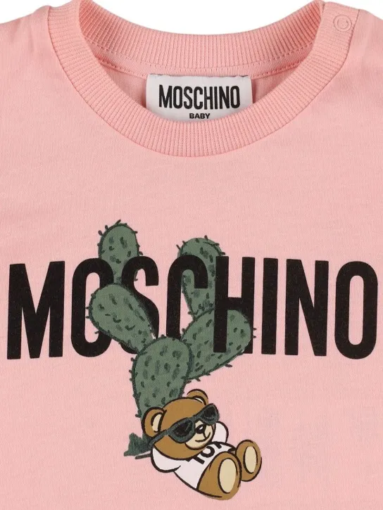 Moschino   Cotton jersey t-shirt 