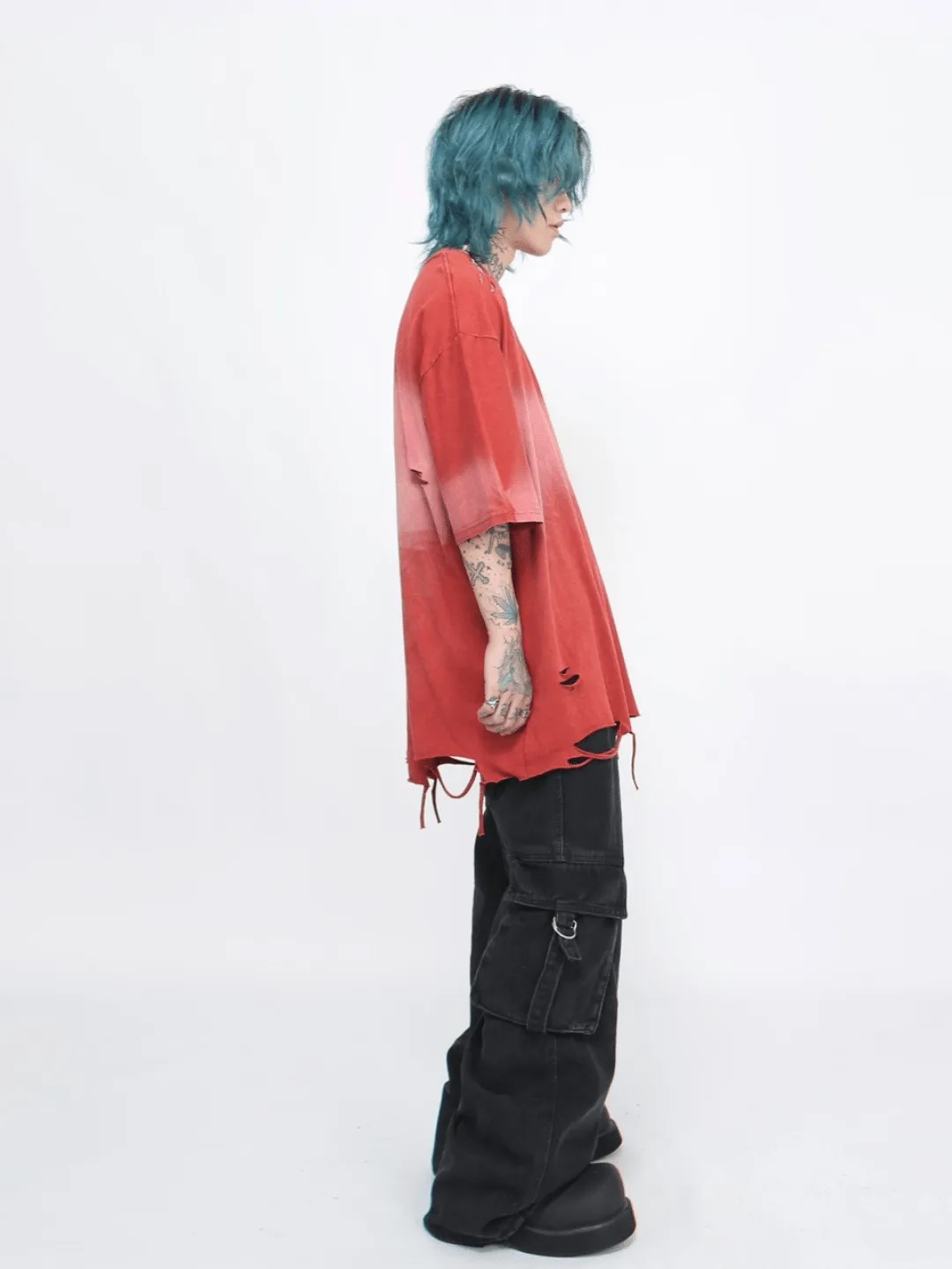 【Mz】  Vintage Washed  Base Layer T-Shirt  na1182