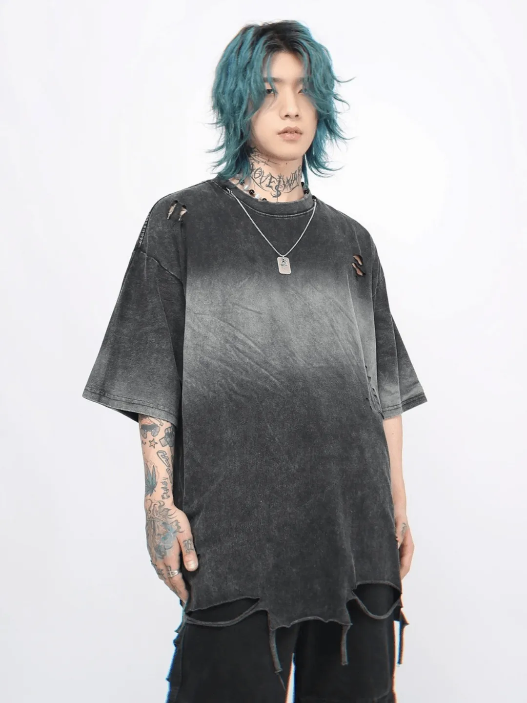 【Mz】  Vintage Washed  Base Layer T-Shirt  na1182