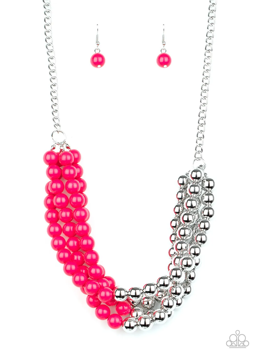 Necklace Layer After Layer - Pink N136