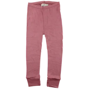 Nordic Label Wool Base Layer Leggings: Withered Rose