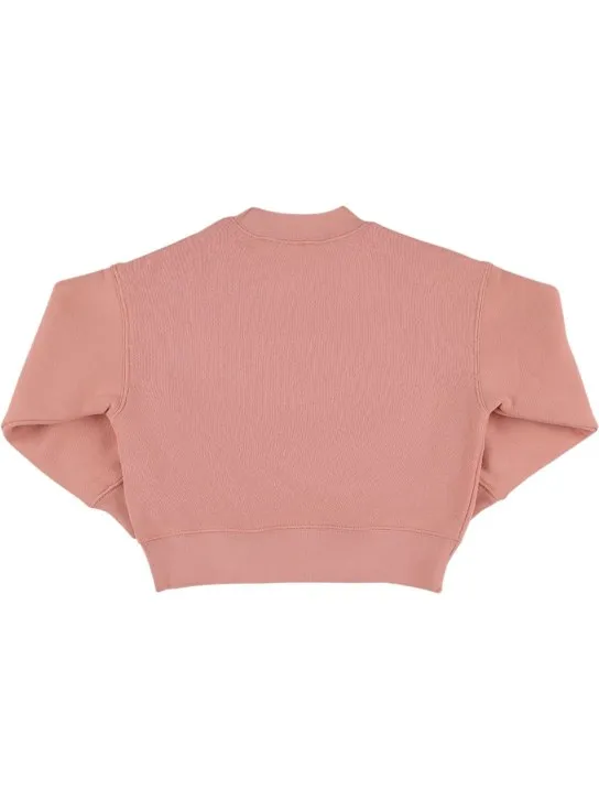 Palm Angels   Bear print cotton sweatshirt 