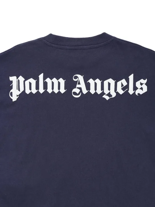 Palm Angels   Logo print cotton jersey t-shirt 