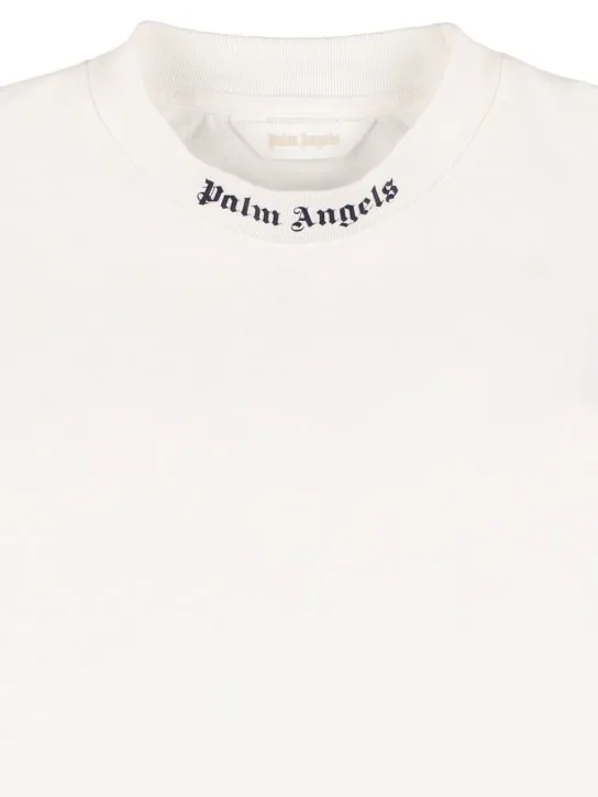 Palm Angels   Logo print cotton jersey t-shirt 