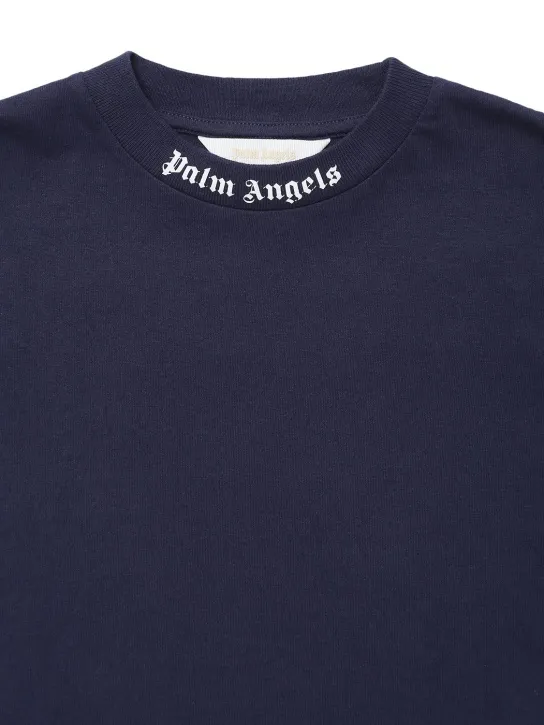 Palm Angels   Logo print cotton jersey t-shirt 