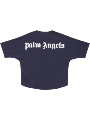 Palm Angels   Logo print cotton jersey t-shirt 