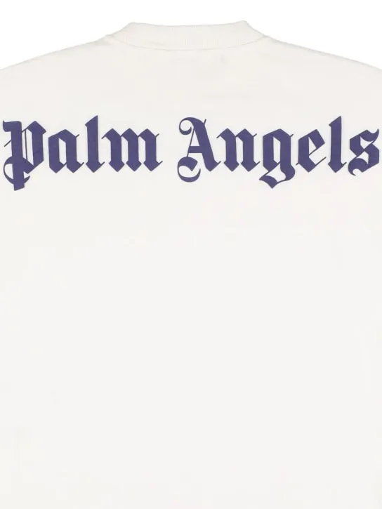 Palm Angels   Logo print cotton jersey t-shirt 
