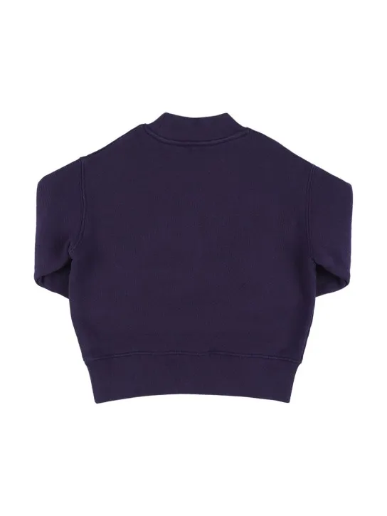 Palm Angels   Logo print cotton sweatshirt 
