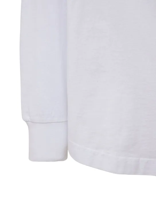 Palm Angels   Logo print over cotton  t-shirt 