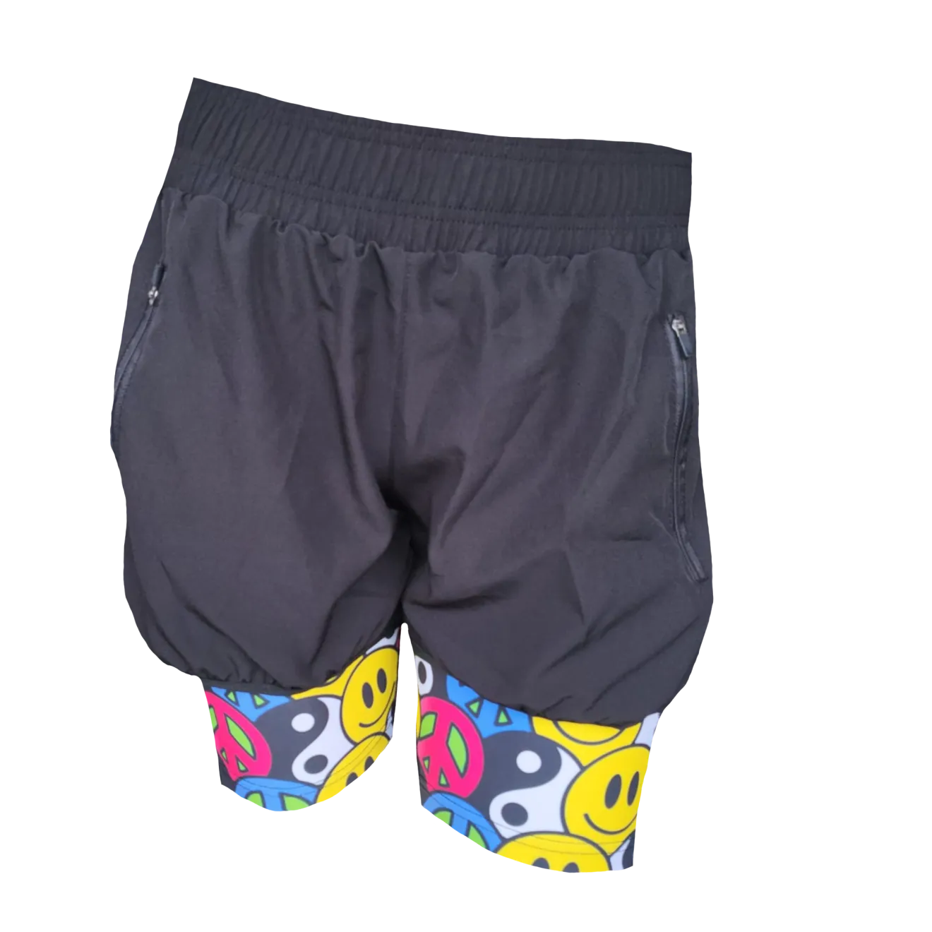 PEACE ✌️DOUBLE LAYER SHORTS