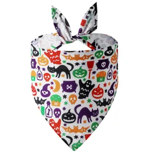 Pet Triangle Scarf Halloween Pet Saliva Towel Single Layer Pet Scarf Dog Scarf Dog Decoration