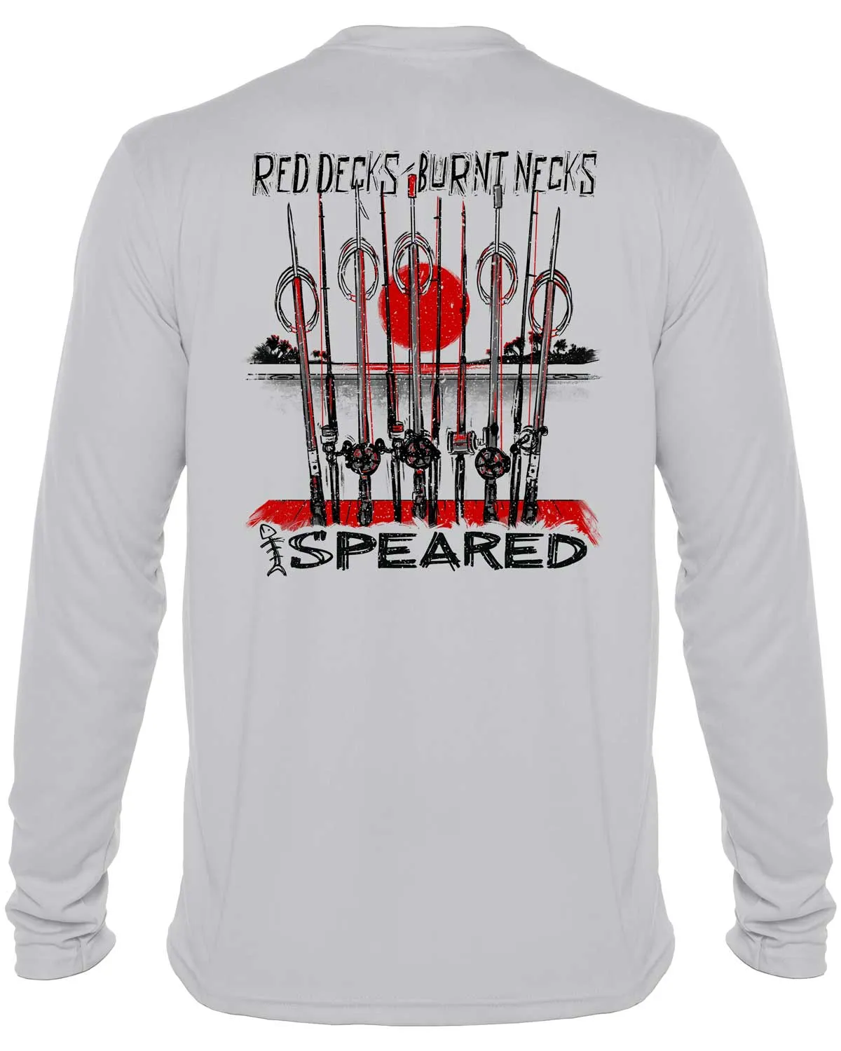 Red Decks, Burnt Necks Spearfishing UV Shirt