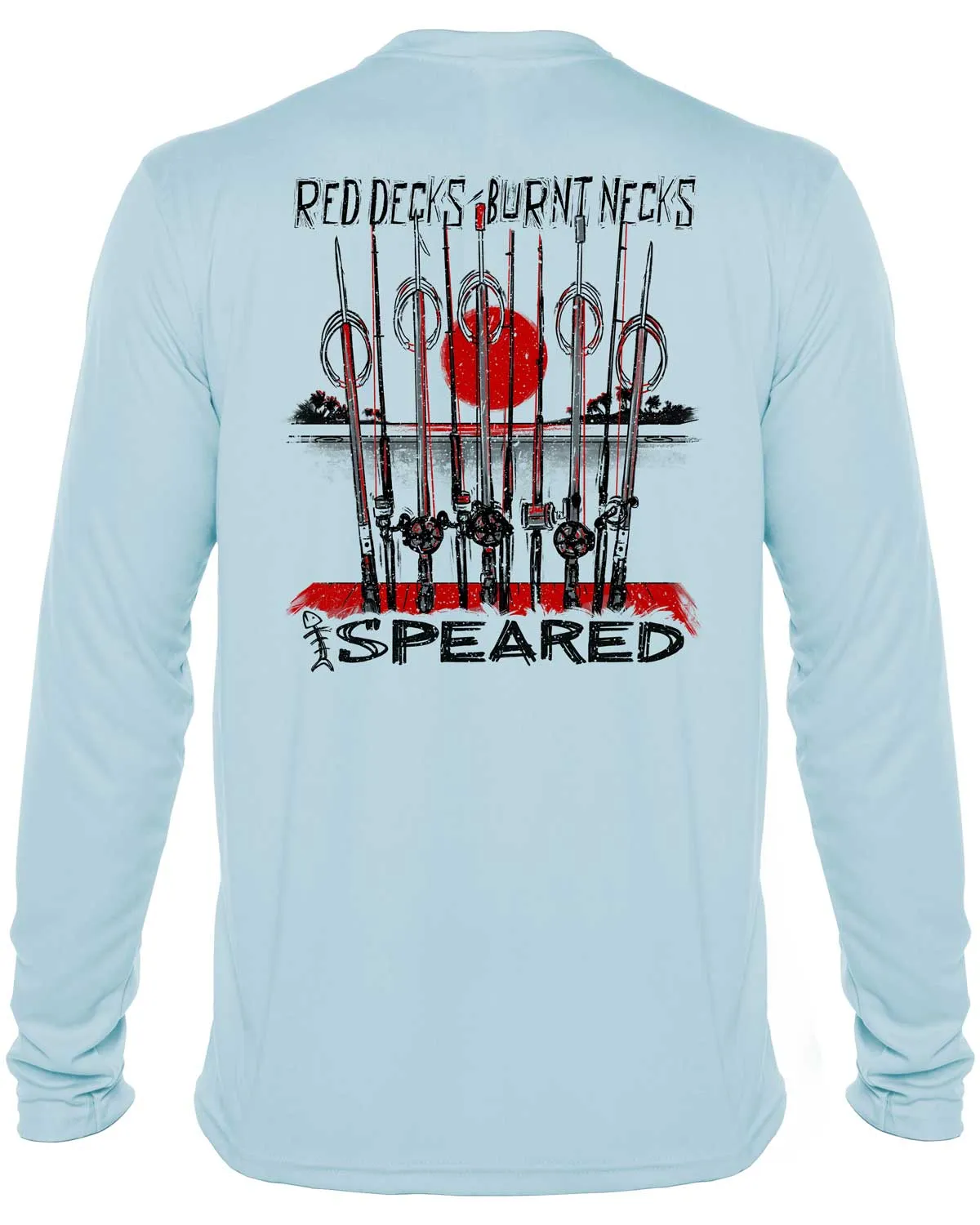 Red Decks, Burnt Necks Spearfishing UV Shirt