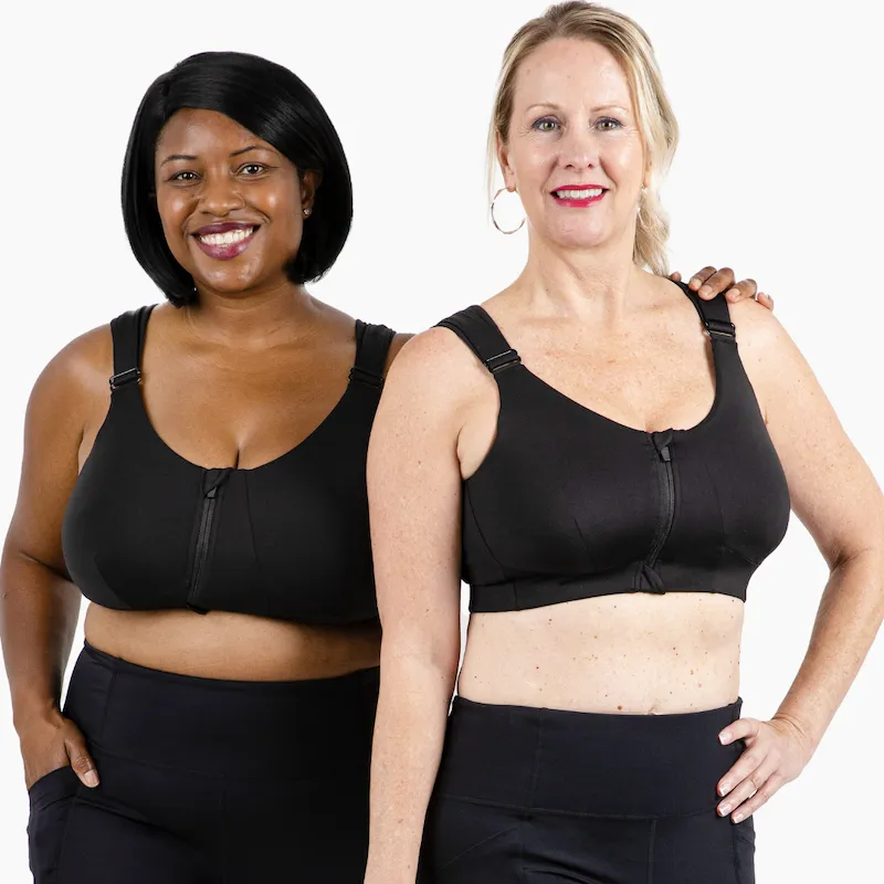 Rise Zip Bra - Eco Jersey