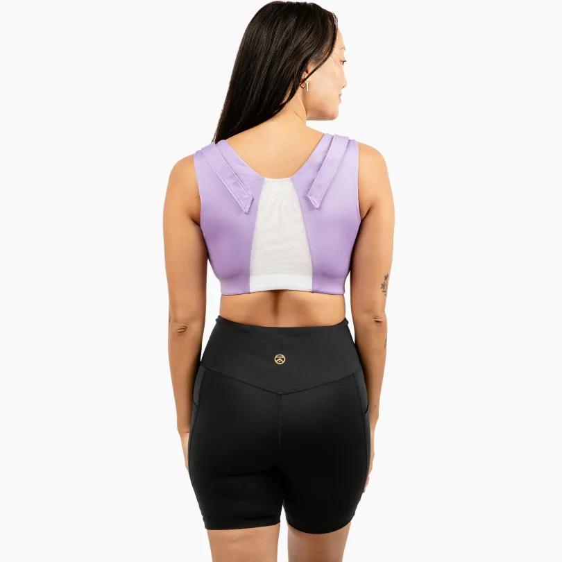 Rise Zip Bra - Eco Jersey