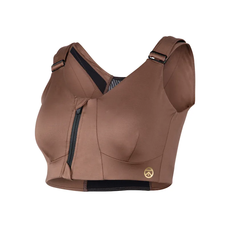 Rise Zip Bra - Eco Jersey