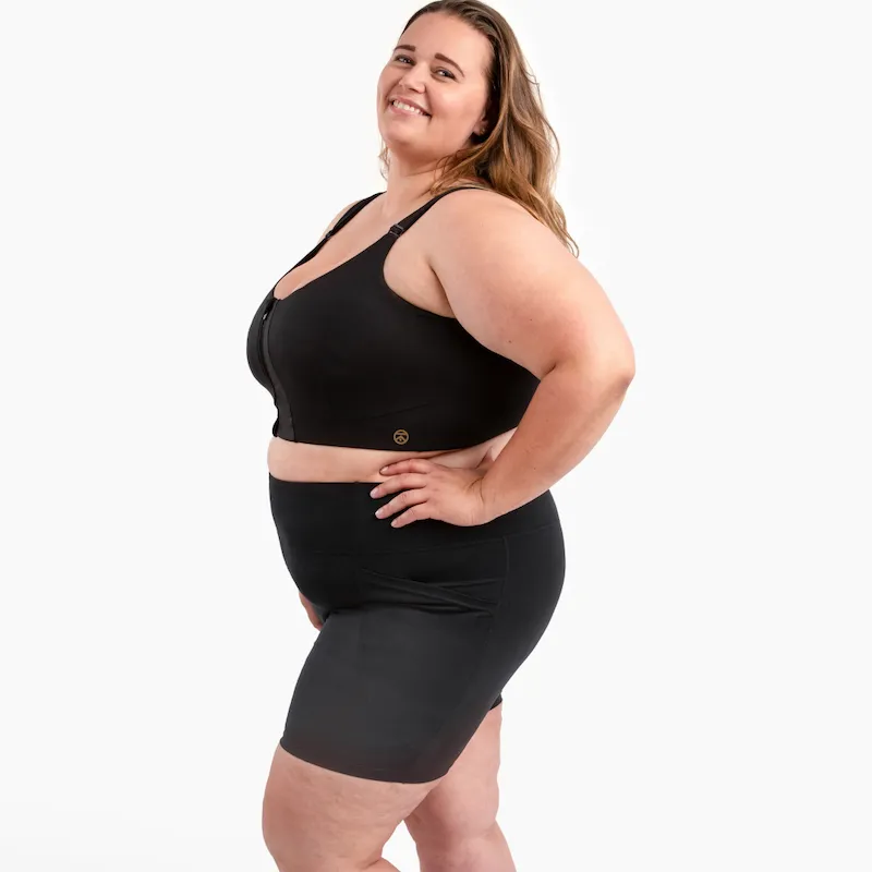 Rise Zip Bra - Eco Jersey