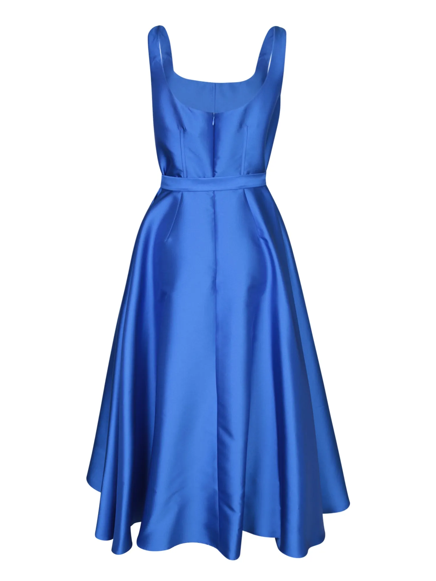 Royal Blue Midi Mikado Dress