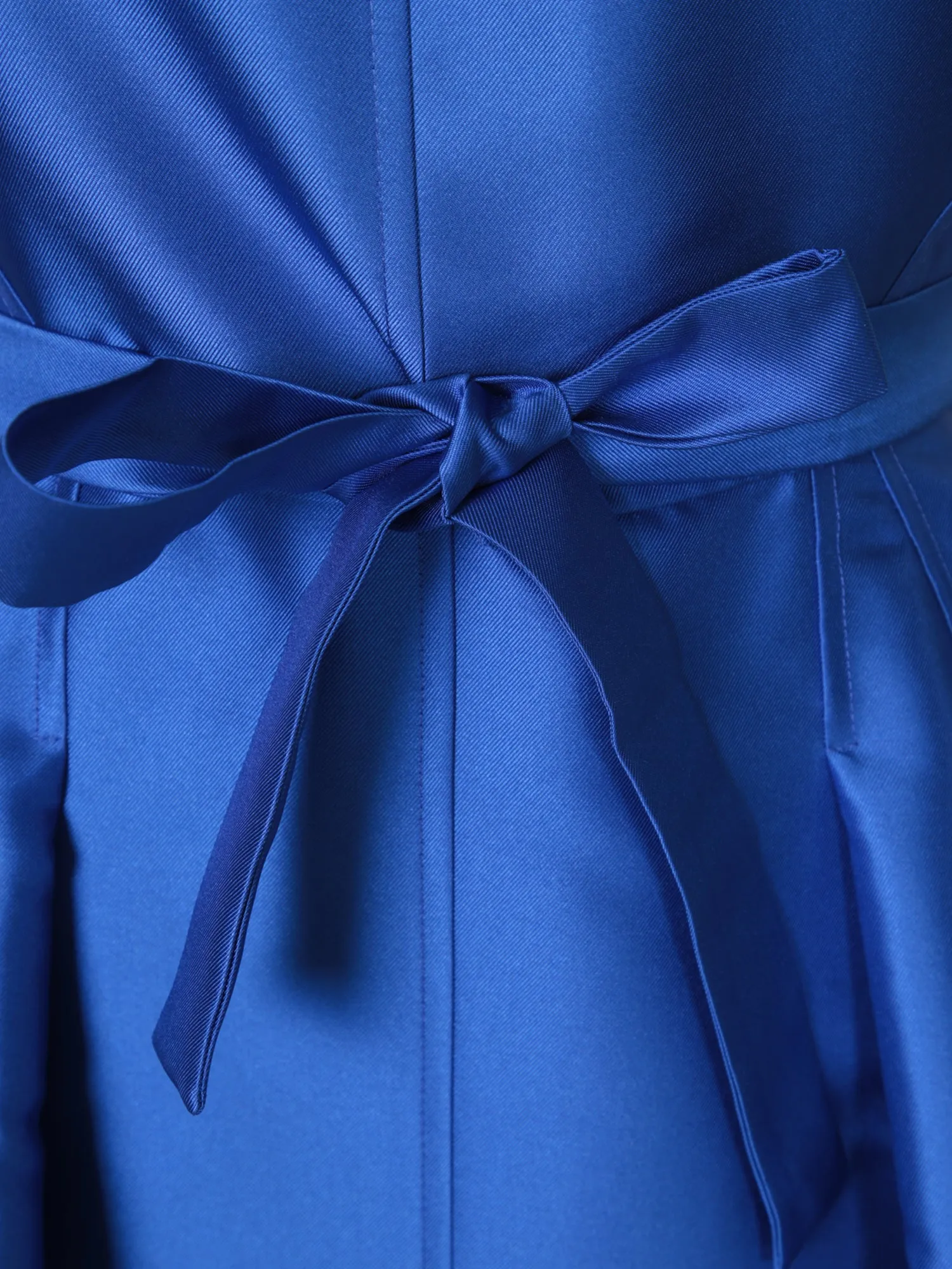 Royal Blue Midi Mikado Dress