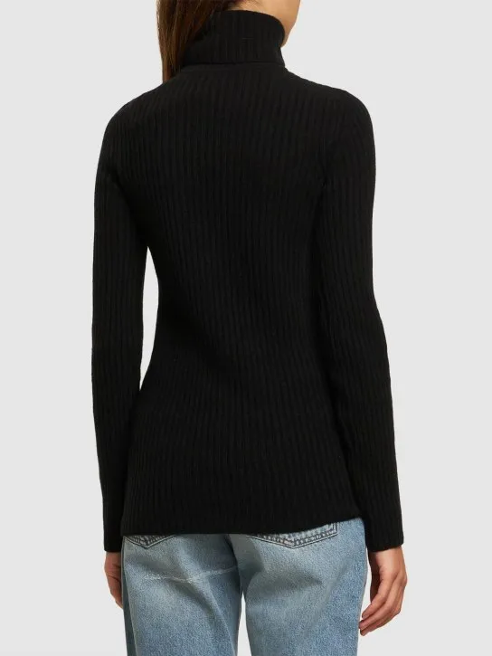 Saint Laurent   Maille wool &amp; cashmere knit sweater 