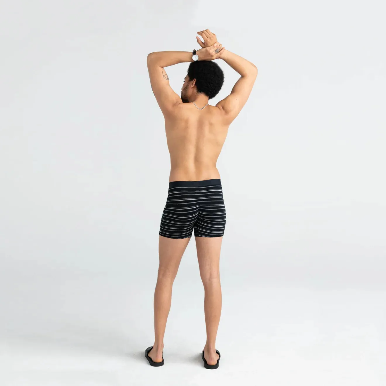 SAXX Vibe Super Soft Boxer Brief - Black Coast Stripe - SXBM35 - BCO