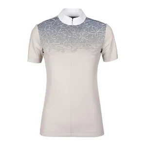 SHORT SLEEVED MANDARIN COLLAR JERSEY POLO BEETHOVEN  ANIMO Women Calla
