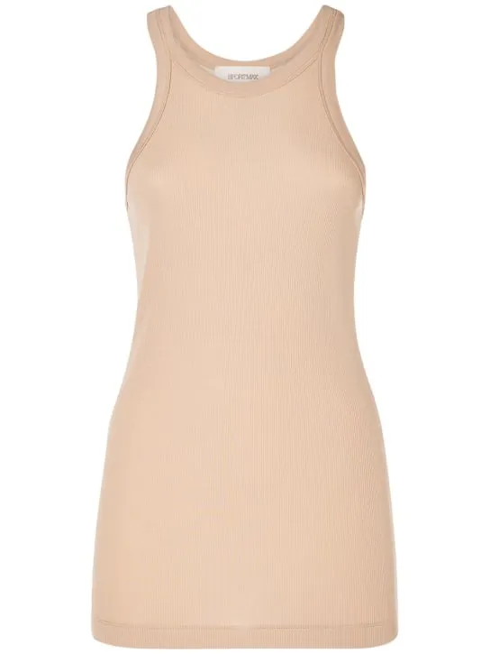 Sportmax   Nastie cotton blend ribbed top 