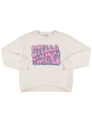 Stella McCartney Kids   Printed cotton sweatshirt 