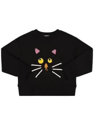 Stella McCartney Kids   Printed cotton sweatshirt 