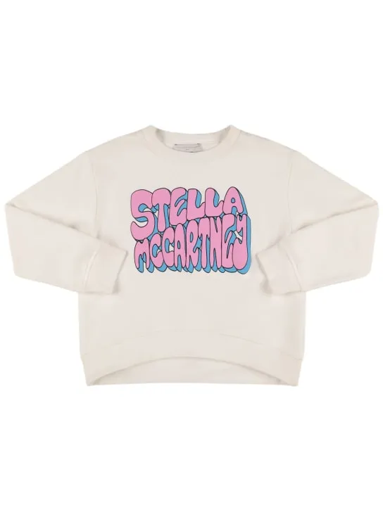 Stella McCartney Kids   Printed cotton sweatshirt 