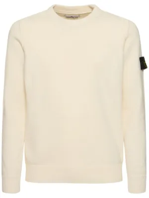 Stone Island   Wool blend crewneck sweater 