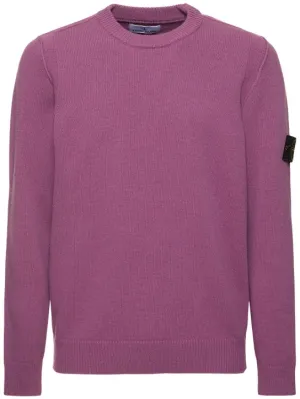 Stone Island   Wool blend crewneck sweater 