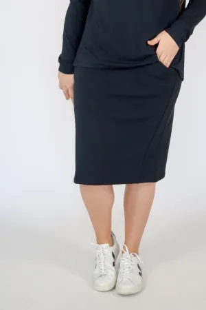 Sweat Skirt 25"-Black