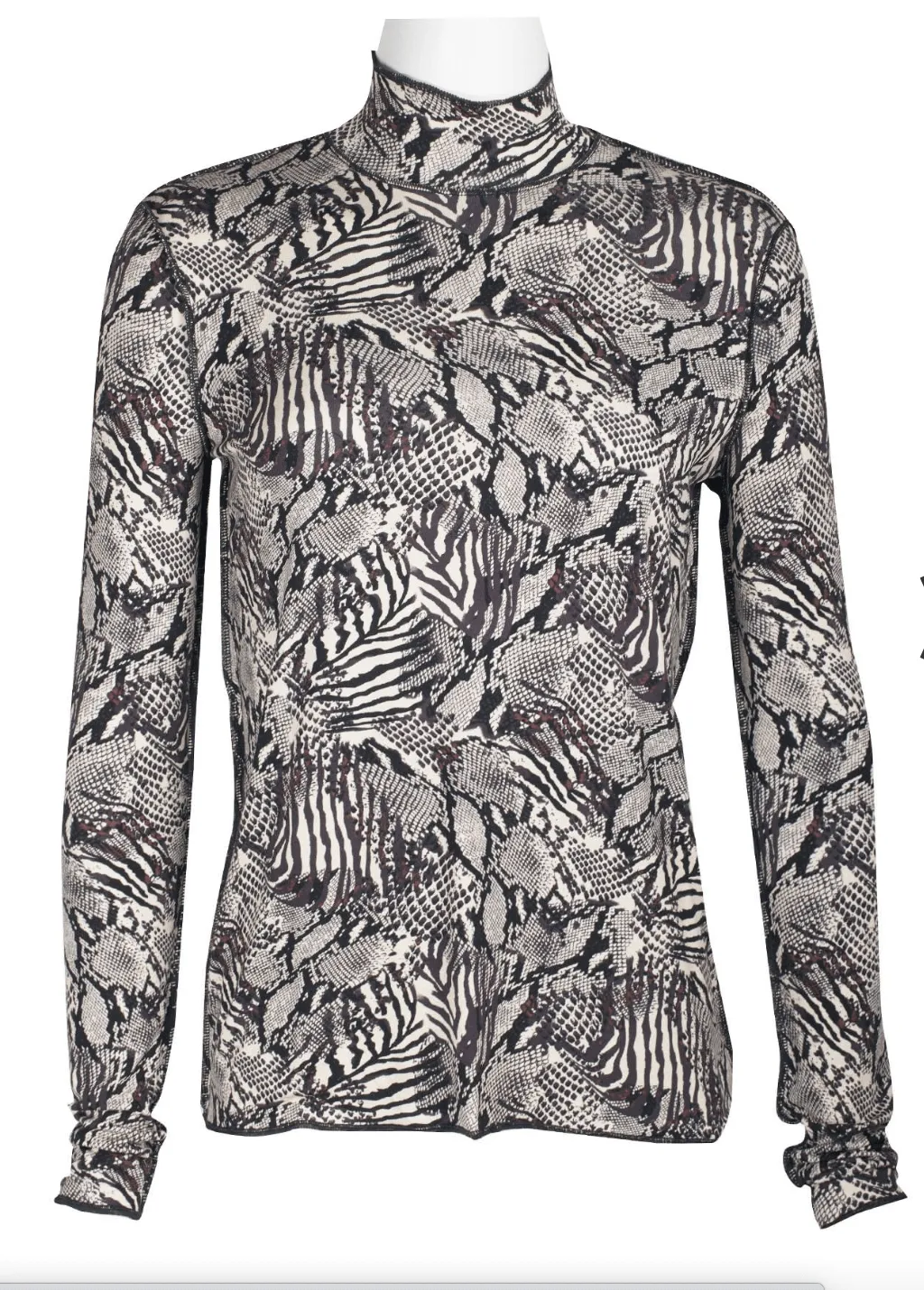 Tahari Long Sleeve Turtle Neck Top