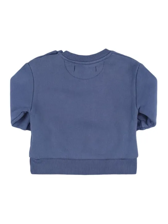 The New Society   Printed cotton crewneck sweatshirt 