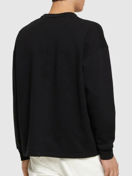 The Row   Ezan cotton crewneck sweatshirt 