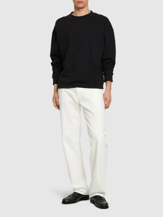 The Row   Ezan cotton crewneck sweatshirt 