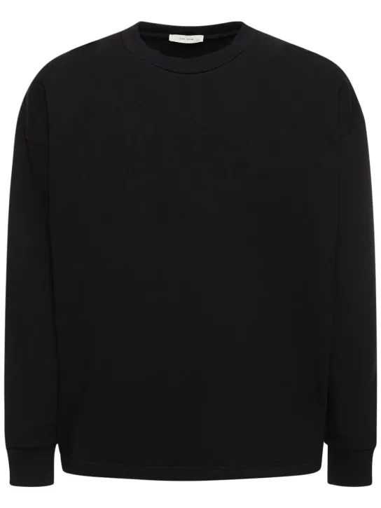 The Row   Ezan cotton crewneck sweatshirt 