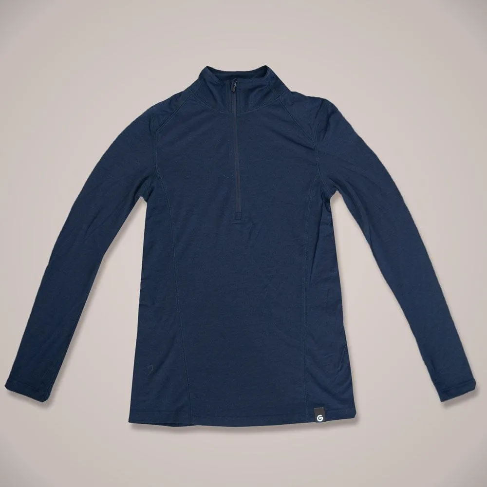 Toroa 1/4 Zip Womens Merino T-Shirt