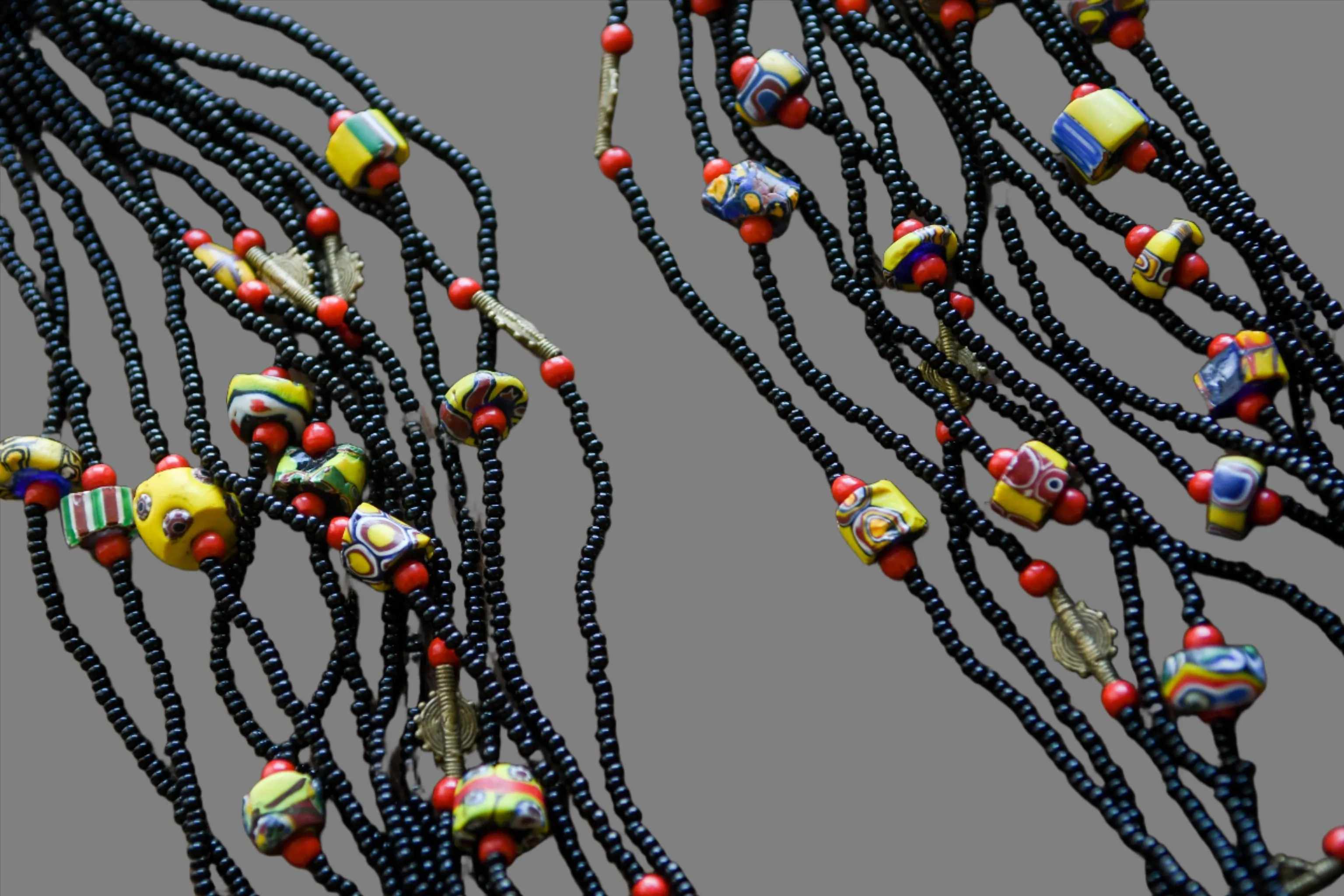 Tribal Beaded, African Necklace
