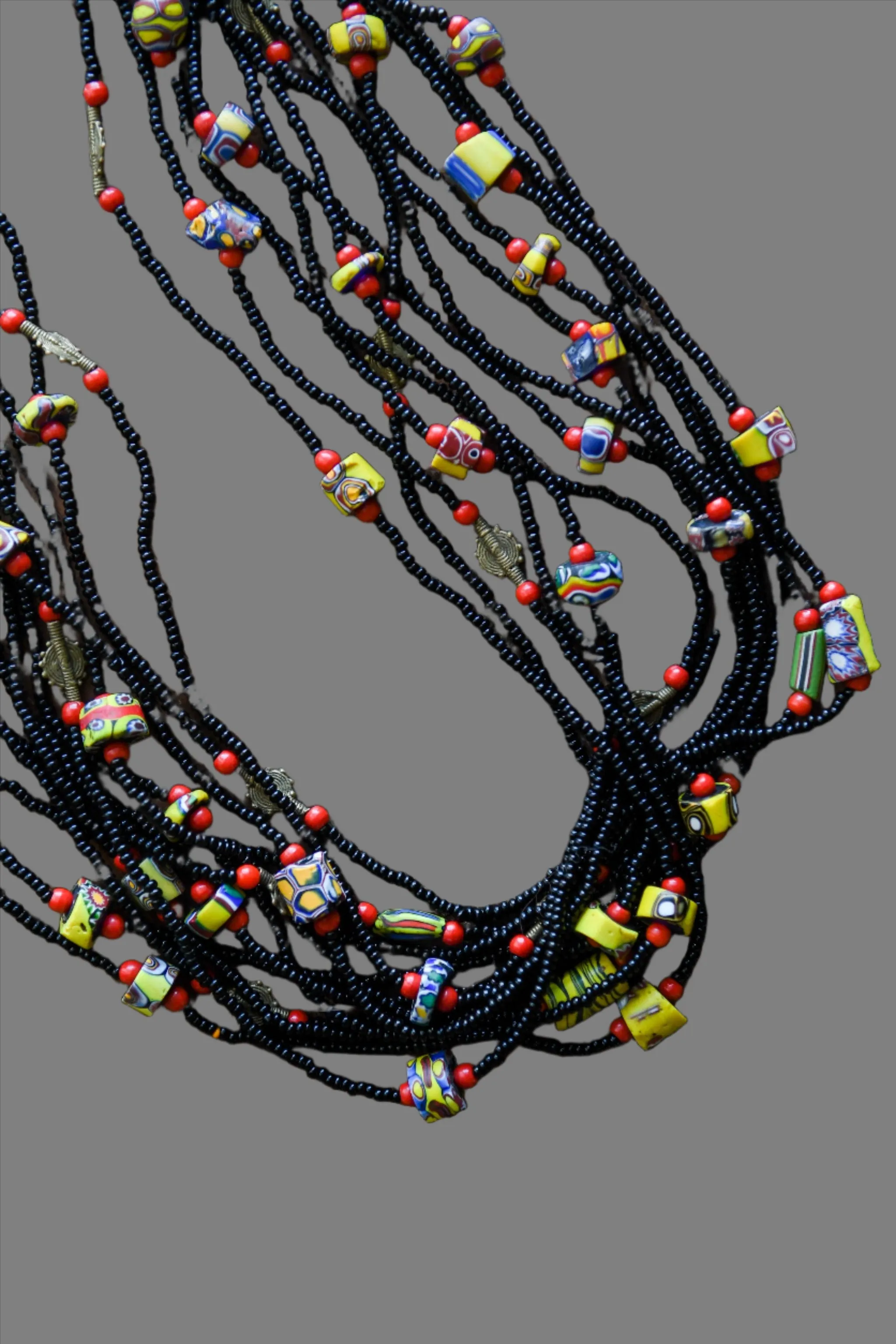 Tribal Beaded, African Necklace